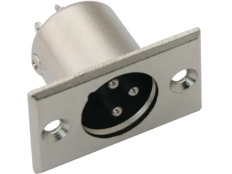 Conector de microfone Xlr 3p para caixa