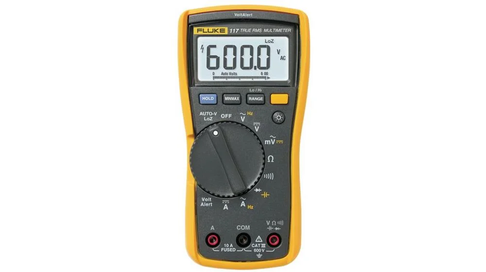 Multímetro digital NVC True-RMS 600V 10A Fluke