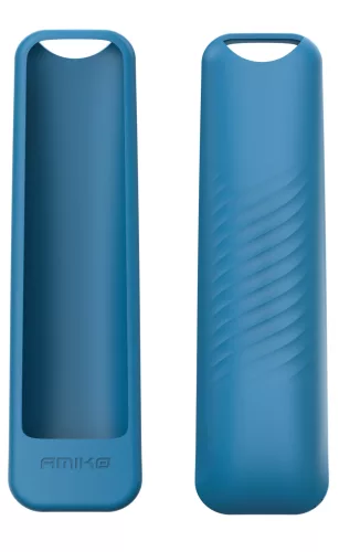 Capa Silicone Azul Para  Comando Amiko