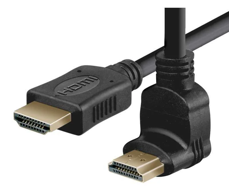 Conexión Hdmi Macho Recto - Macho Acodado Dch. 1..