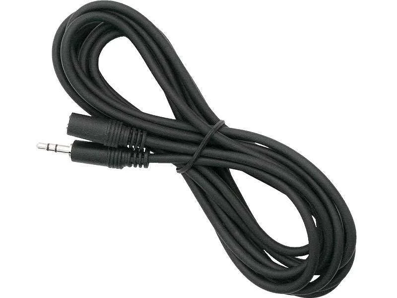 Cabo de extensão reto de 3,5 mm e 5 m para jack