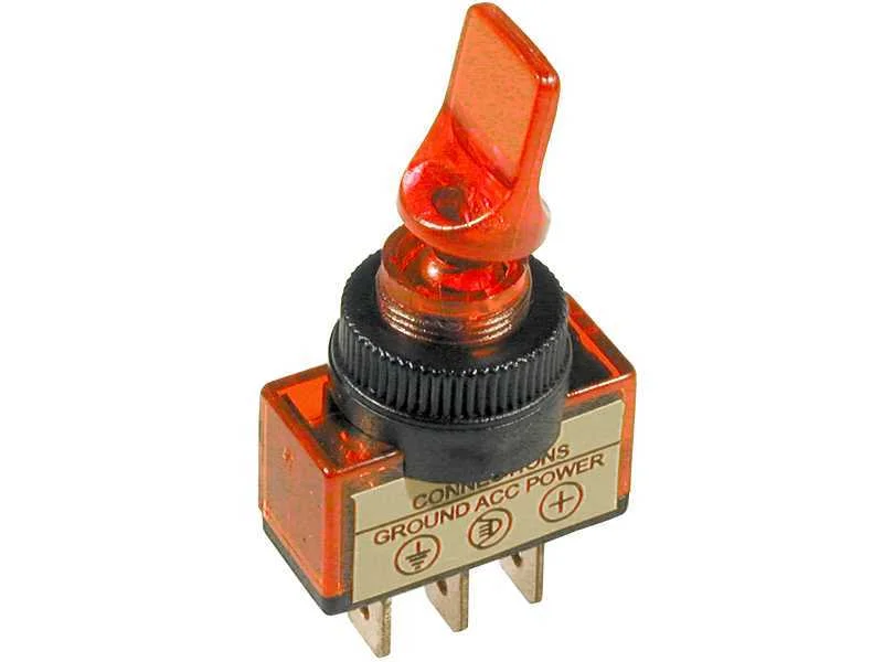 Interruptor Asw-14d Iluminado Heb 12v Cz