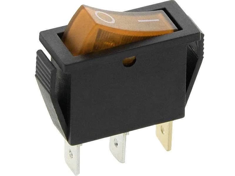 Interruptor Mk111 Laranja 12v Iluminado