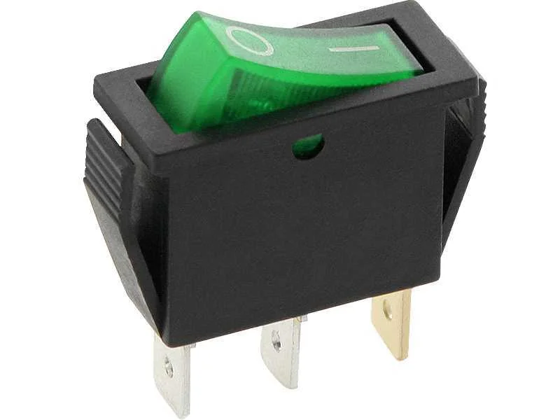 Interruptor Mk111 Verde 12v Iluminado