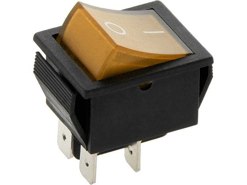 Interruptor Mk621 Laranja12v Iluminado