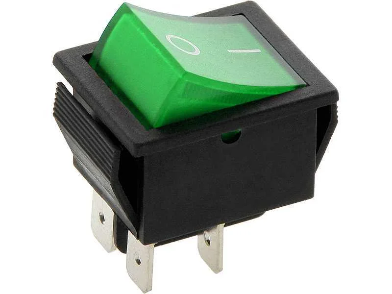 Interruptor Mk621 Verde 12v Iluminado