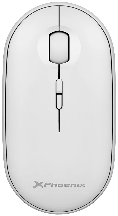 Rato Óptico S/ Fios 1600dpi Branco - Phoenix