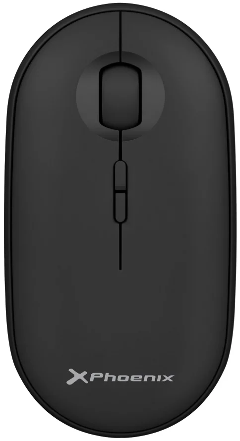 Rato Óptico S/ Fios 1600dpi Preto - Phoenix