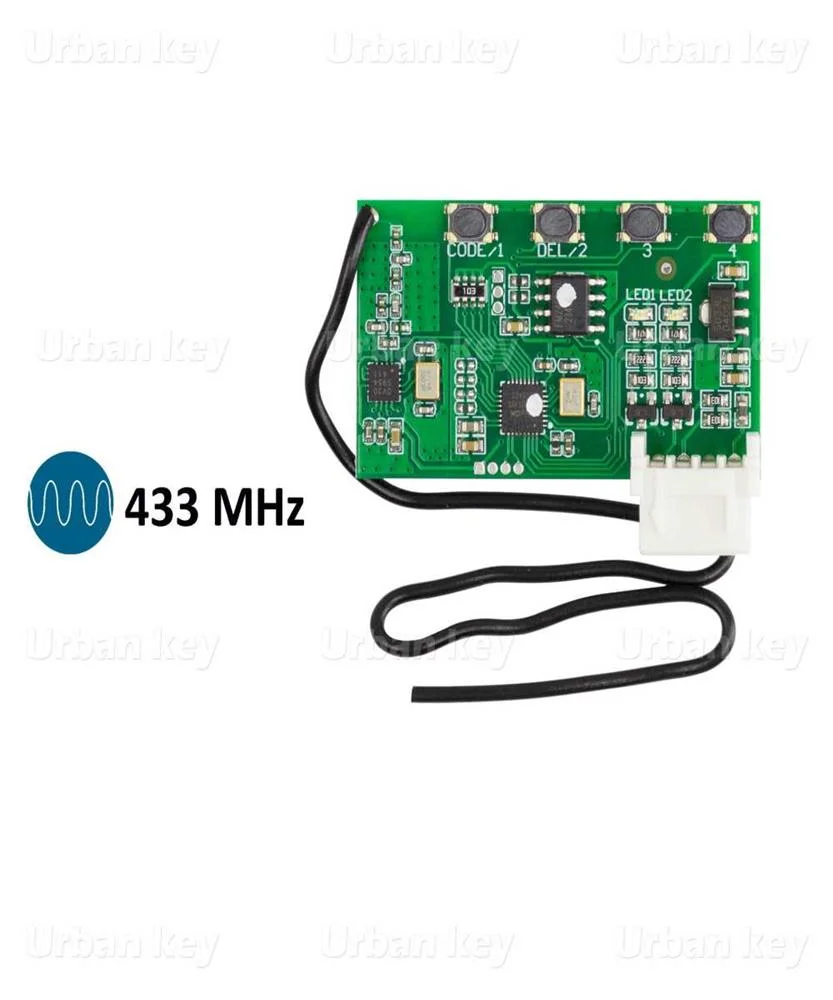 Recetor De Encaixe Rec-Pro 433Mhz Multimarca Urba.