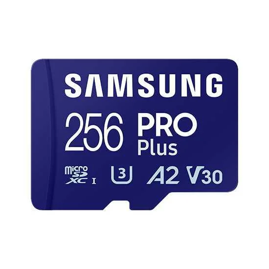 Cartão de memória Samsung 256GB PRO Plus Preto
