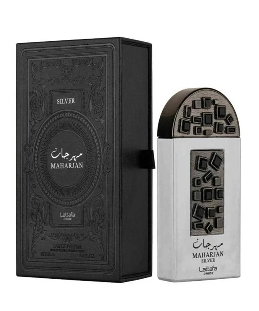 Lattafa Maharjan Silver Eau de Parfum 100ml Vapor.