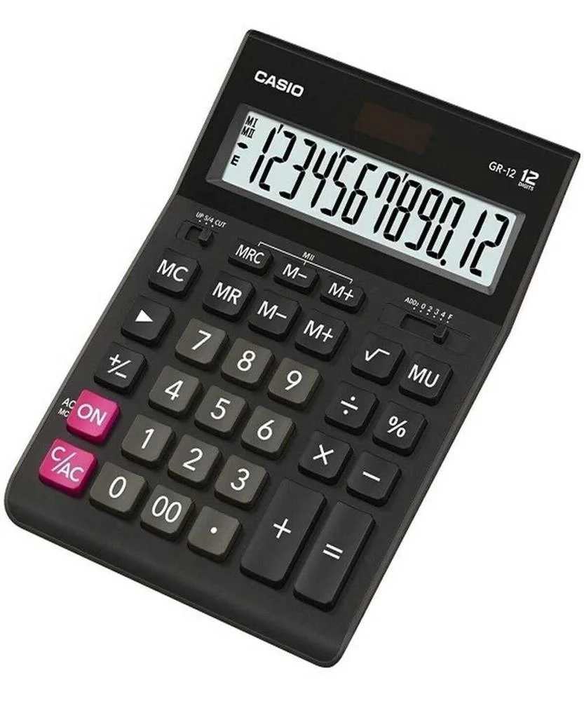 Calculator Casio  Gr12cbkwep (34,7 X 155 X 209 Mm )