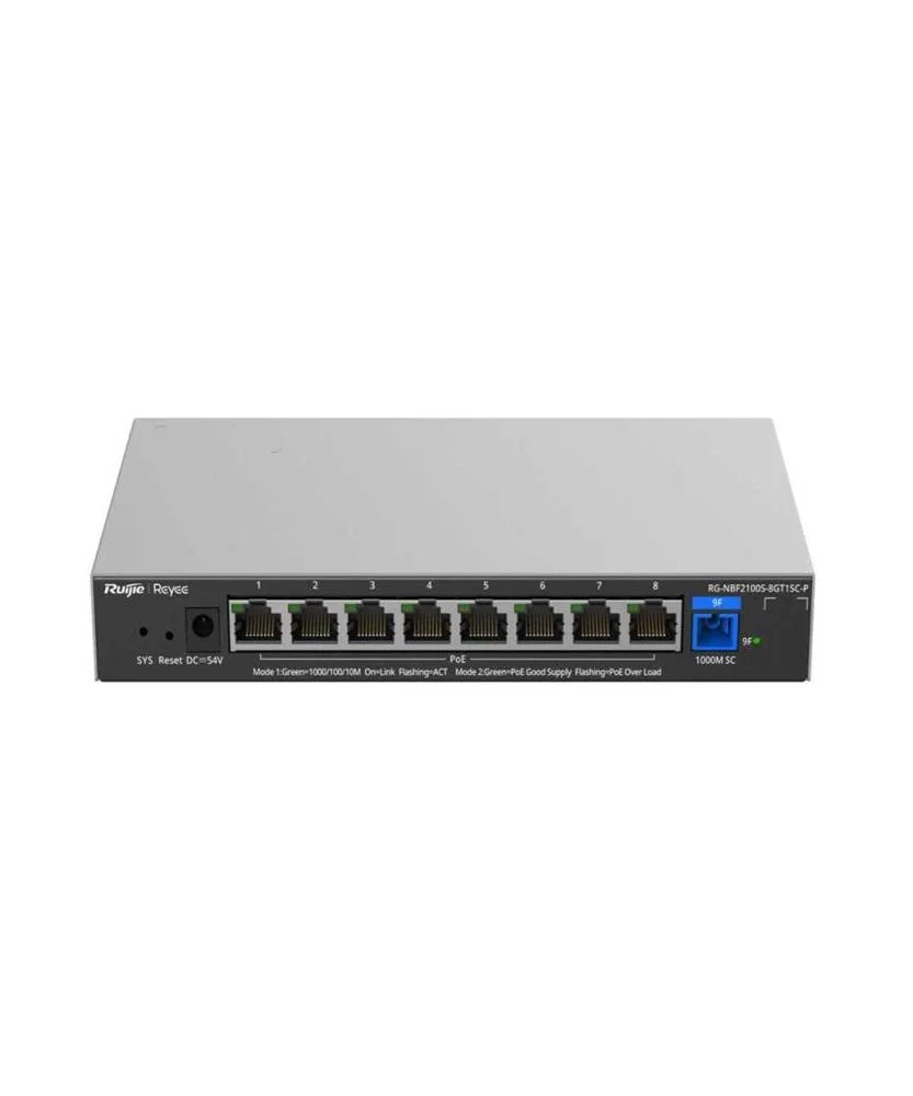 Interruptor de Iluminação Eletrónica Reyee Poe Cloud Capa 2 - 8 Puert