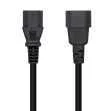 Cabo de Alimenta&ccedil;&atilde;o CPU Aisens C13/H-C14/M Preto 1
