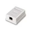 Roseta de Superficie Aisens Rj45 Cat.6 Ftp 1 Toma.
