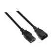 Cable Alimentacion Aisens CPU C13/H-C14/M Negro 1.