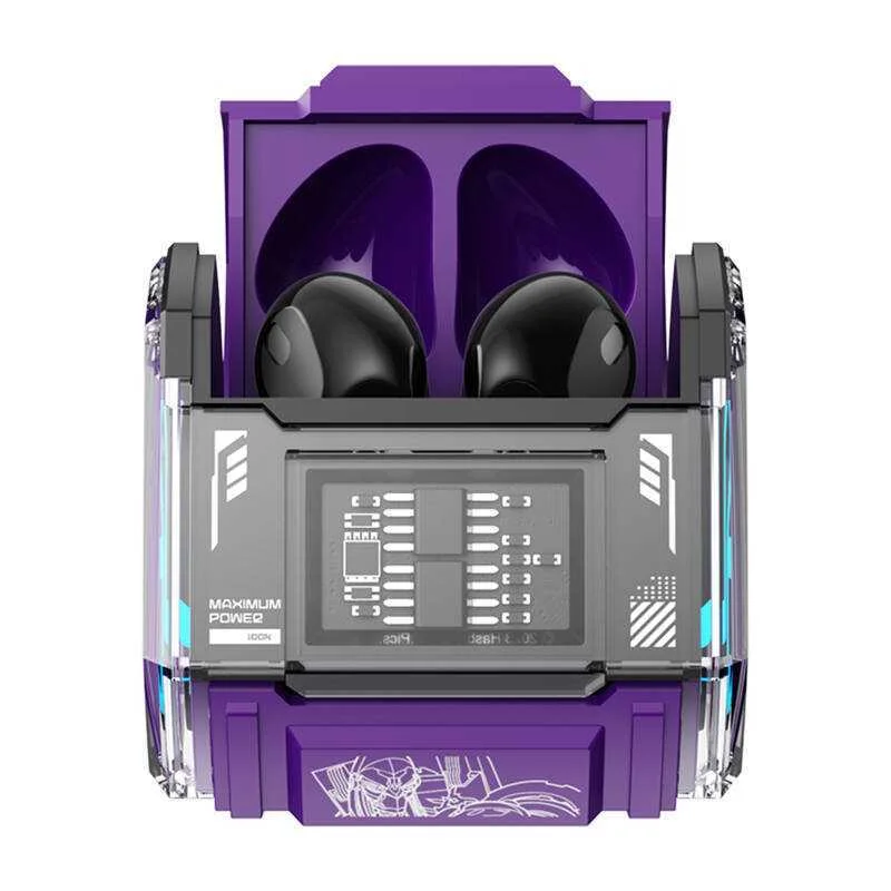 Earphones Tws Transformers Mg-C03 (Purple)
