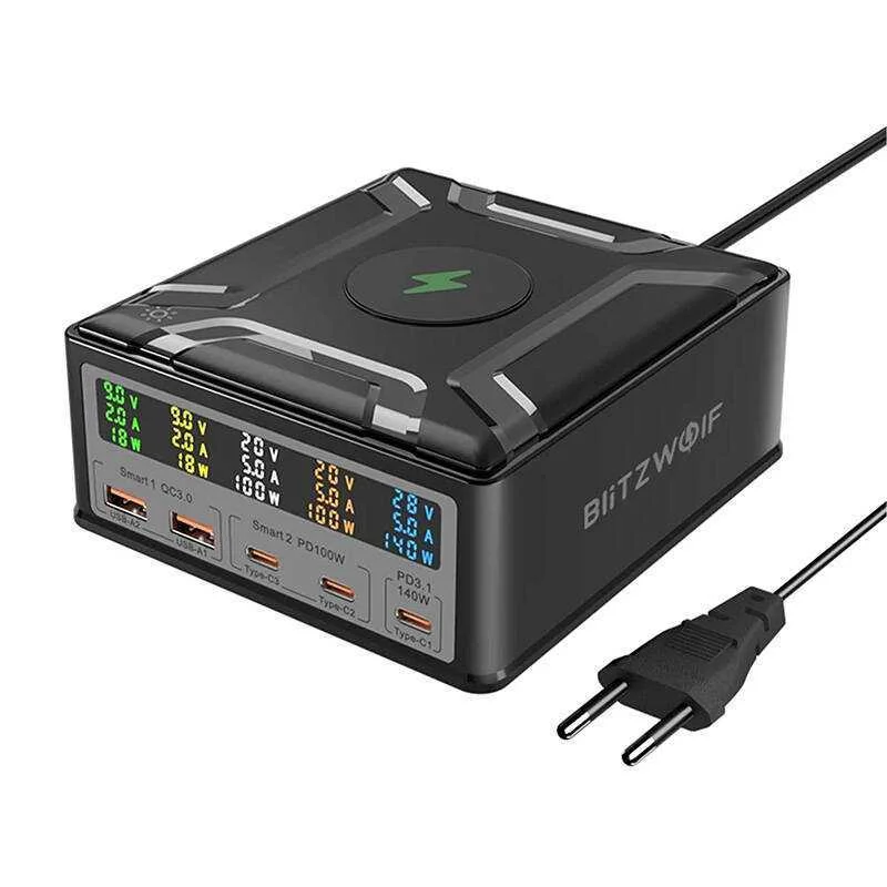Wall Charger Blitzwolf Bw-S26 250w (Black)