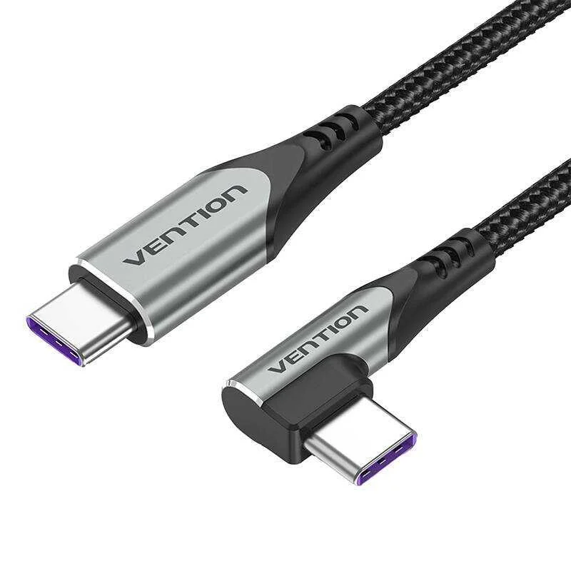 Cabo angular Vention Takhf Usb-C para Usb-C 5a ci.