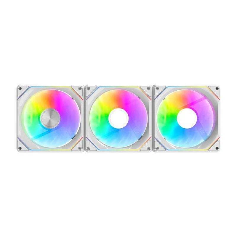 Darkflash Gauss G24 3-In-1 Computer Fans (White)