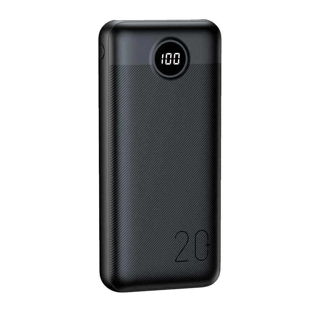 Power Bank Veger com Ecrã Lcd - Capacidade 20000mah - Entradas Usb-C, Micro Usb - Saídas 2x Usb-A - 
