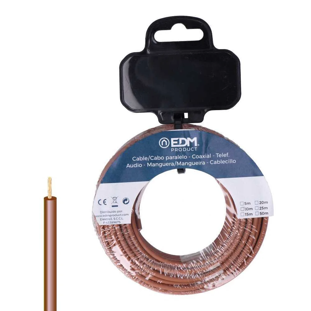 Cabo h07z1-k 6 mm2 marrom 5 m