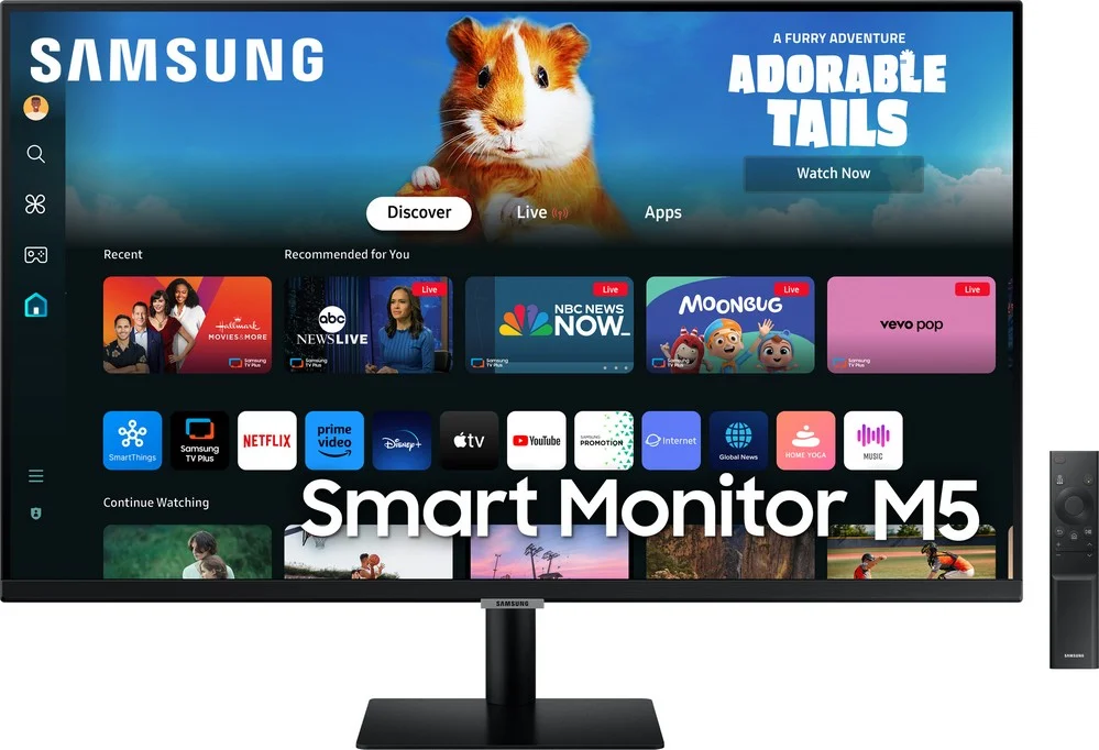 Smart Monitor M5 Va LED 32" M50d Full Hd Preto - Samsung