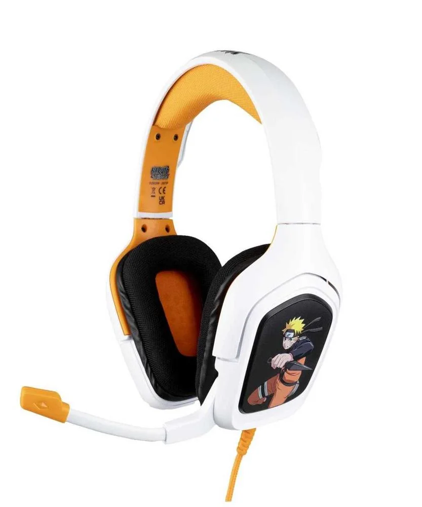 Auscultador C/ Microfone Naruto Branco