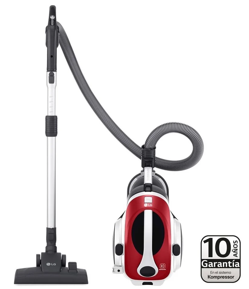 Aspirador Sem Saco Lg Vk8506nhag Preto/Vermelho