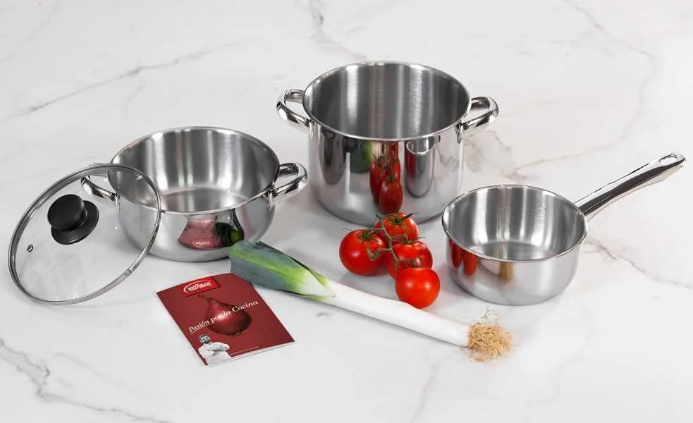 Batería de Cocina Inoxibar Acero