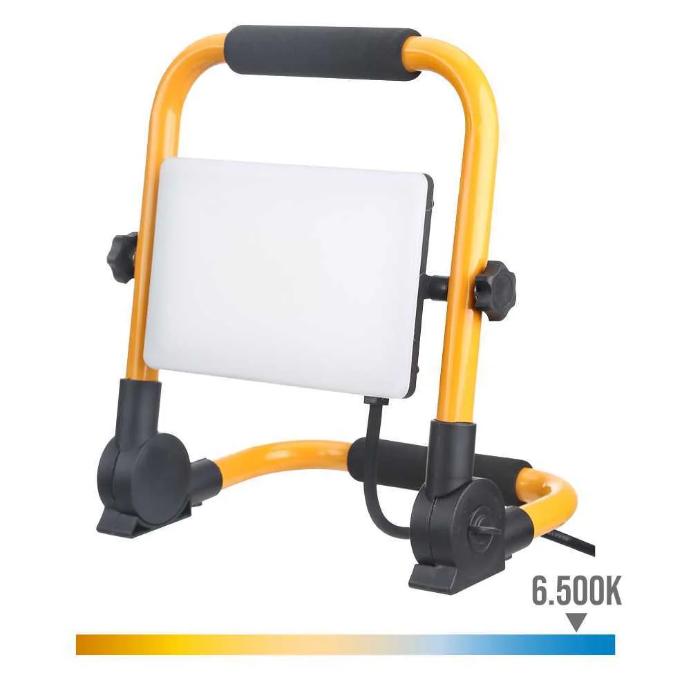 Luz de Projetor LED com Suporte 50w 5.400lm 6.000.