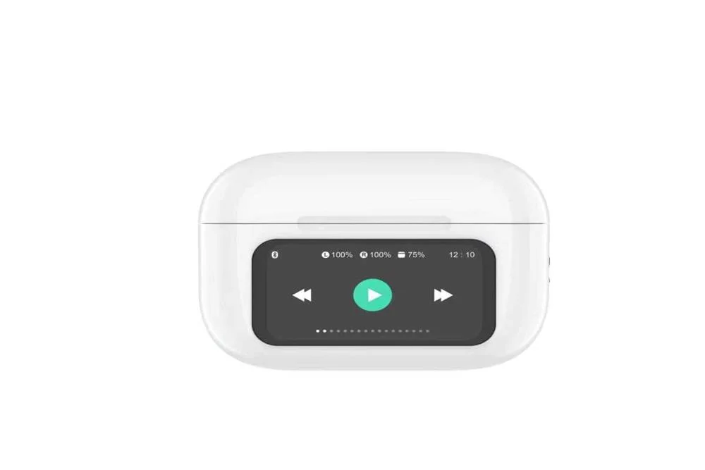 Auscultadores Dcu com Display Bluetooth Preto