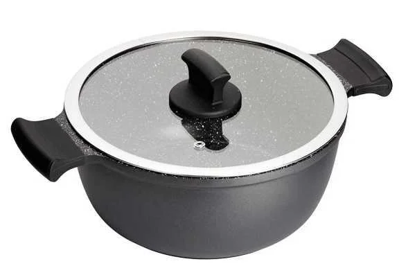 Caçarola com Tampa Inoxibar Absolut Preto