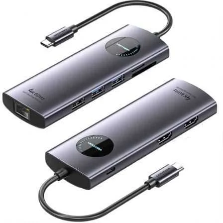 Docking Usb Tipo-C Vention Tqvhb/ 2xhdmi/ 3xusb/ .