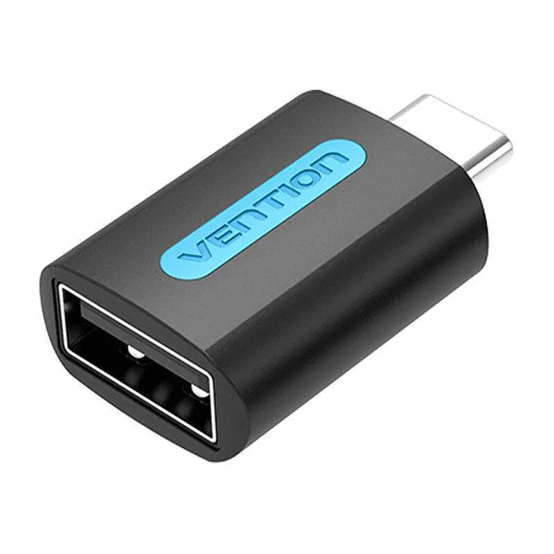 Vention Usb Adapter Cdtb0, Usb-C Male To Usb 2.0 Female (Black)