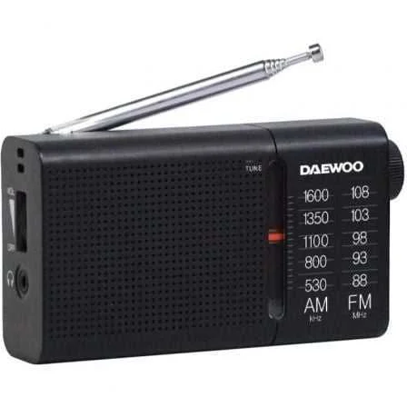 Radio Portátil Daewoo Dw1119/ Negra
