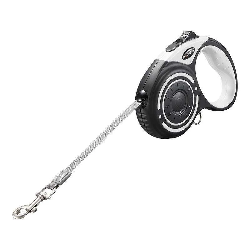 Automatic Dog Leash With LED Light And Waste Bags Dogness (Grey)