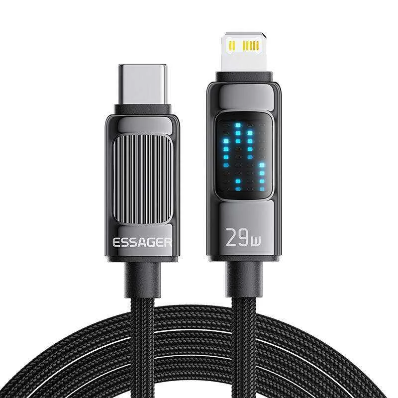 Cable Usb Essager Exctl-Lg0a-P Usb-C do Lightning 29w 1m