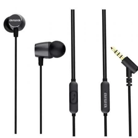 Auriculares Intrauditivos Aiwa Estm-30bk Preto