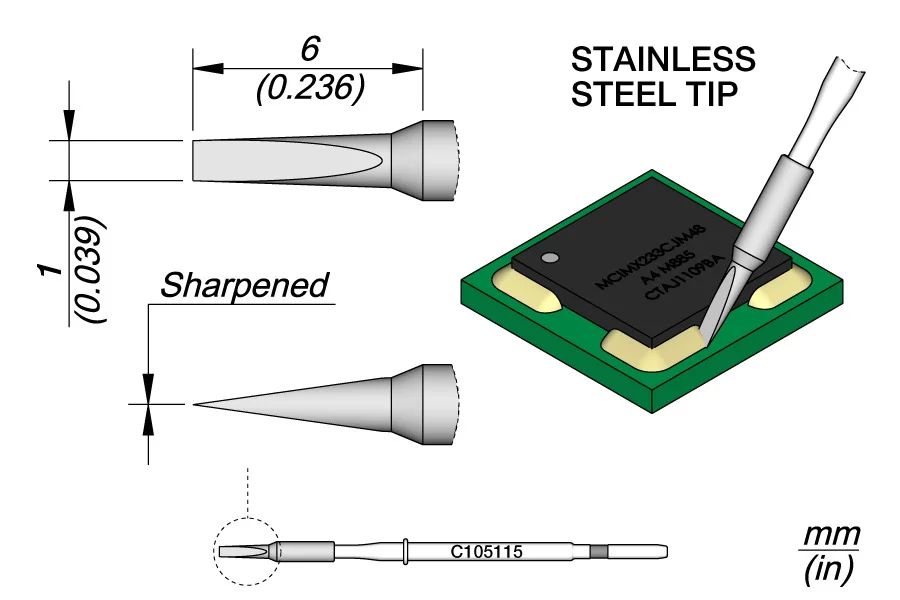 Conformal Coating Removal Cartridge (Not For Soldering)