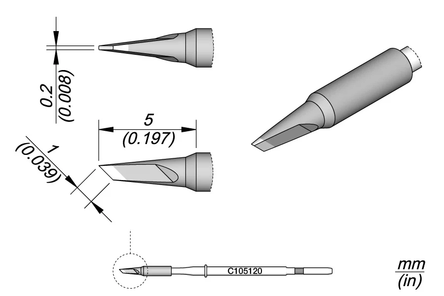Knife Cartridge 1 X 0.2