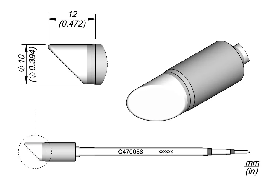 Bevel Cartridge Ø 10