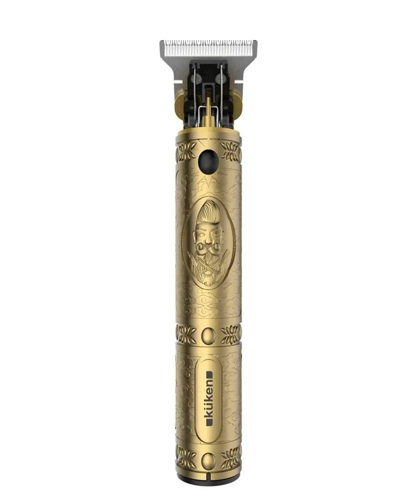 Máquina de Barbear Kuken Profissional 5w Dourado