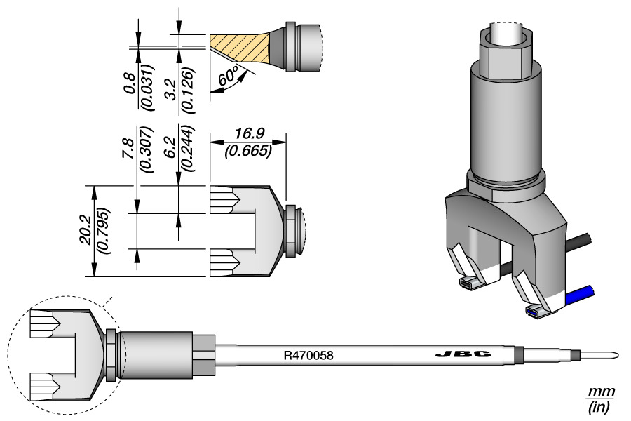 Ponta Terminal Faston 20,2 Mm
