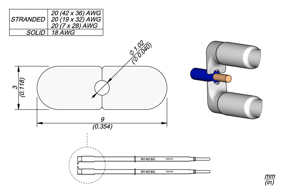 Pontas 18g Ø 1,02mm