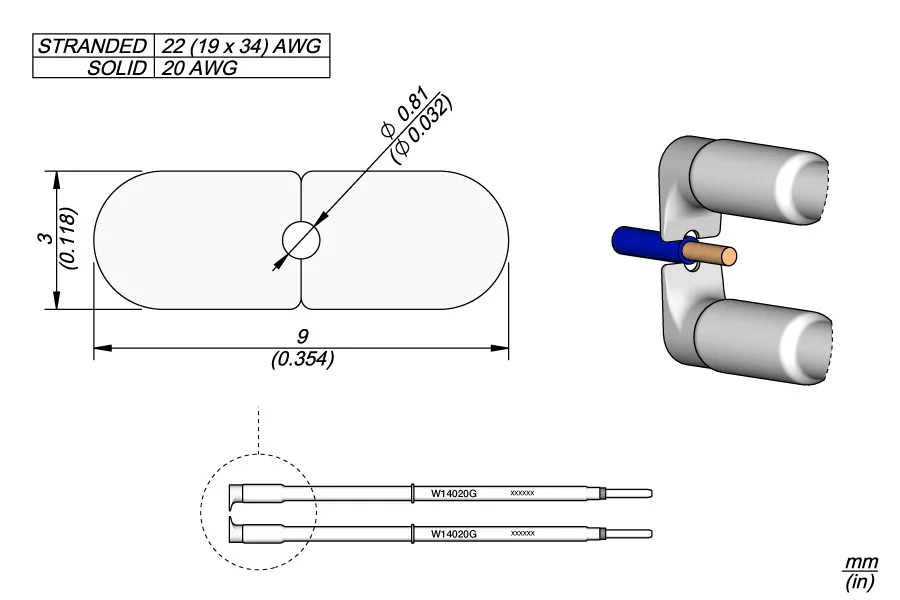 Pontas 20G Ø 0,81mm