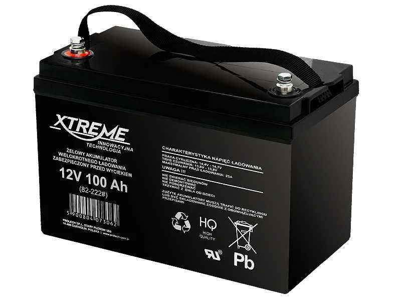 Bateria Gel 12v/100ah Xtreme Peso 29kg 215x