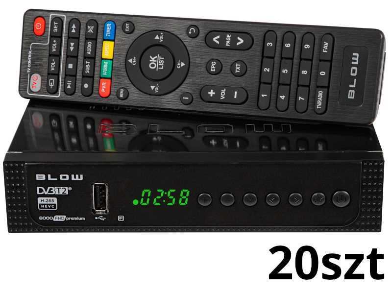 Sintonizador Descodificador Dvb-T2 Blow 8000fhd Premium Op