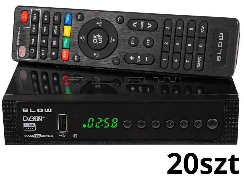 Sintonizador descodificador Dvb-T2 Blow 8000fhd P.