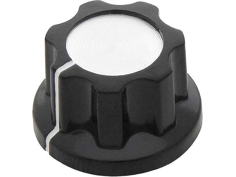 Potenciómetro de baquelite Preto/Prata Sre